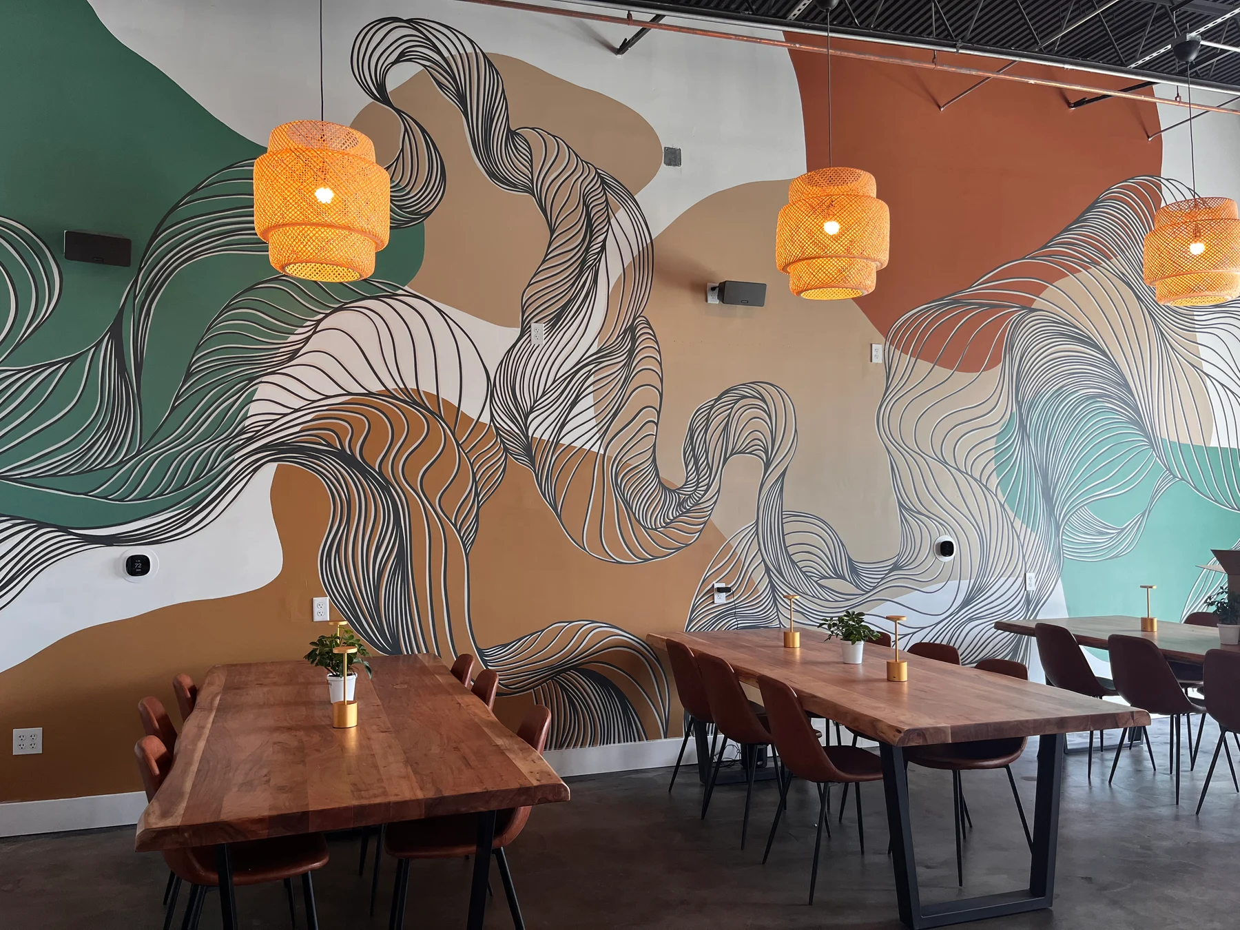 UP Brewery dining interior